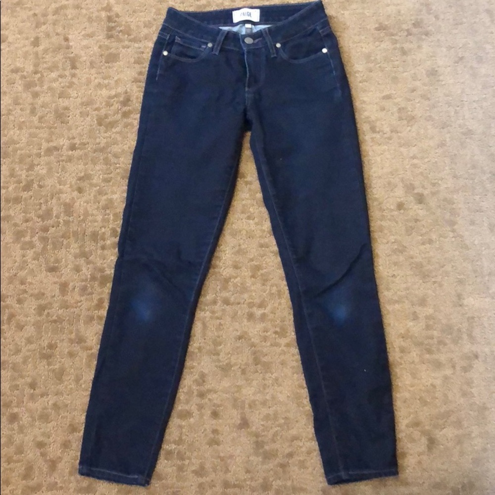 Paige skinny jeans ankle cut